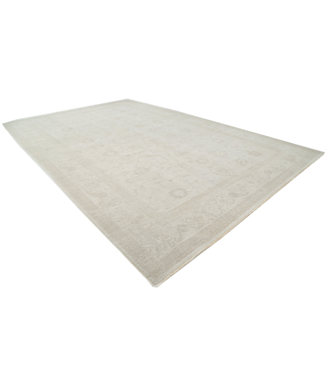 Serenity 11'6'' X 17'10'' Hand-Knotted Wool Rug 11'6'' x 17'10'' (345 X 535) / Ivory / Ivory
