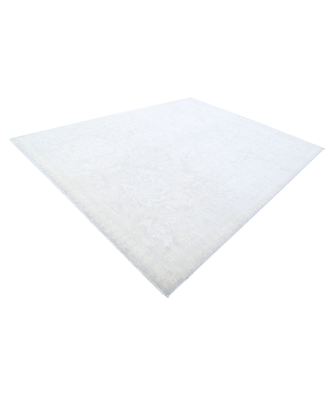 Serenity 9'0'' X 11'5'' Hand-Knotted Wool Rug 9'0'' x 11'5'' (270 X 343) / Grey / Ivory