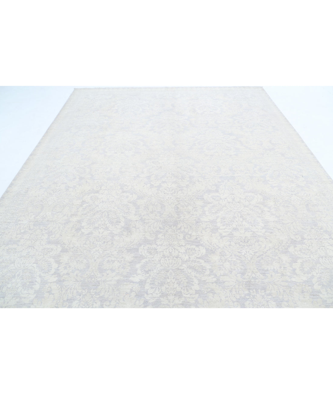 Serenity 9'0'' X 11'5'' Hand-Knotted Wool Rug 9'0'' x 11'5'' (270 X 343) / Grey / Ivory