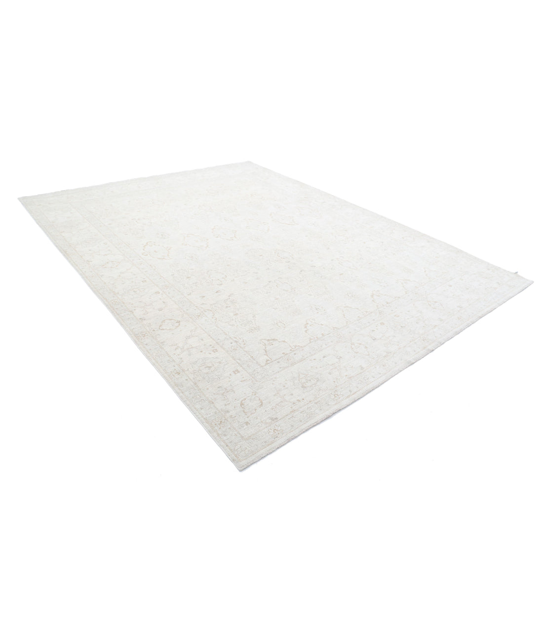 Serenity 8'10'' X 11'6'' Hand-Knotted Wool Rug 8'10'' x 11'6'' (265 X 345) / Ivory / Taupe