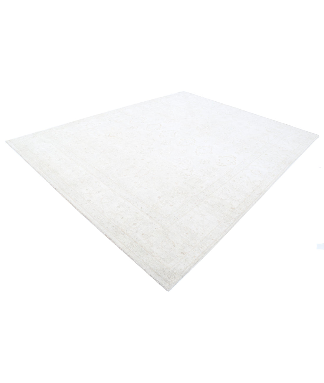 Serenity 8'10'' X 11'6'' Hand-Knotted Wool Rug 8'10'' x 11'6'' (265 X 345) / Ivory / Taupe