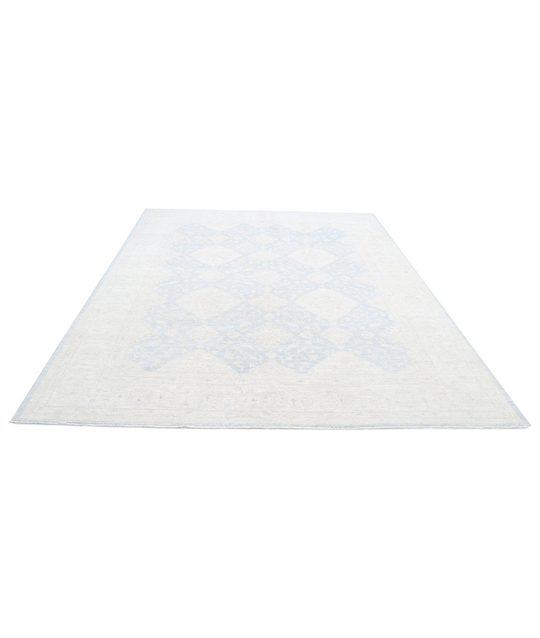Serenity 8'0'' X 10'0'' Hand-Knotted Wool Rug 8'0'' x 10'0'' (240 X 300) / Grey / Ivory