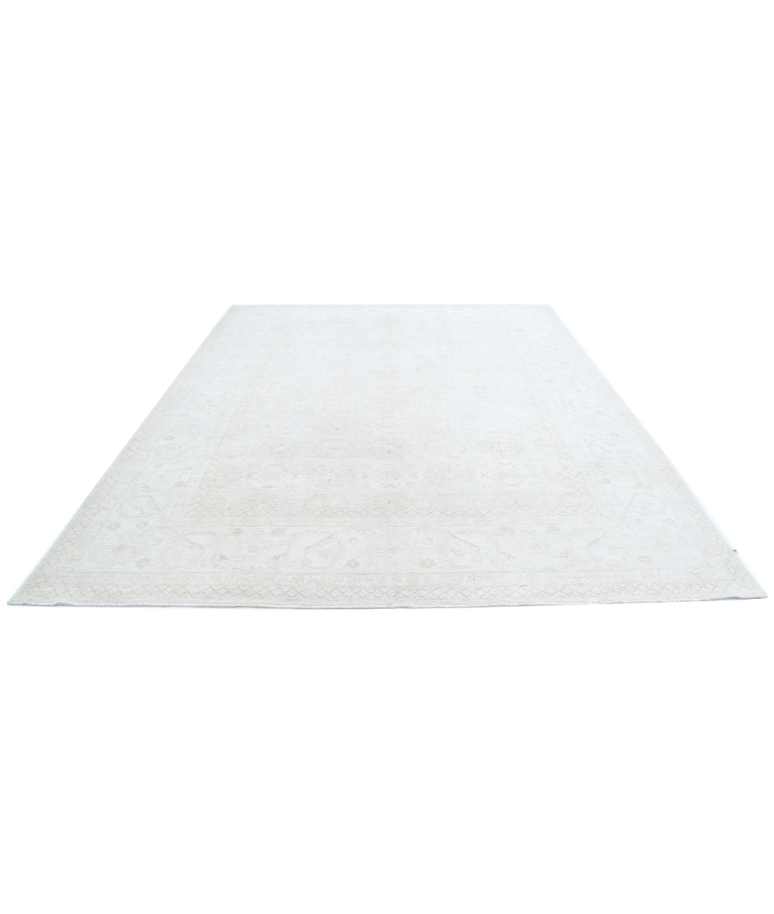 Serenity 9'1'' X 11'8'' Hand-Knotted Wool Rug 9'1'' x 11'8'' (273 X 350) / Ivory / Taupe