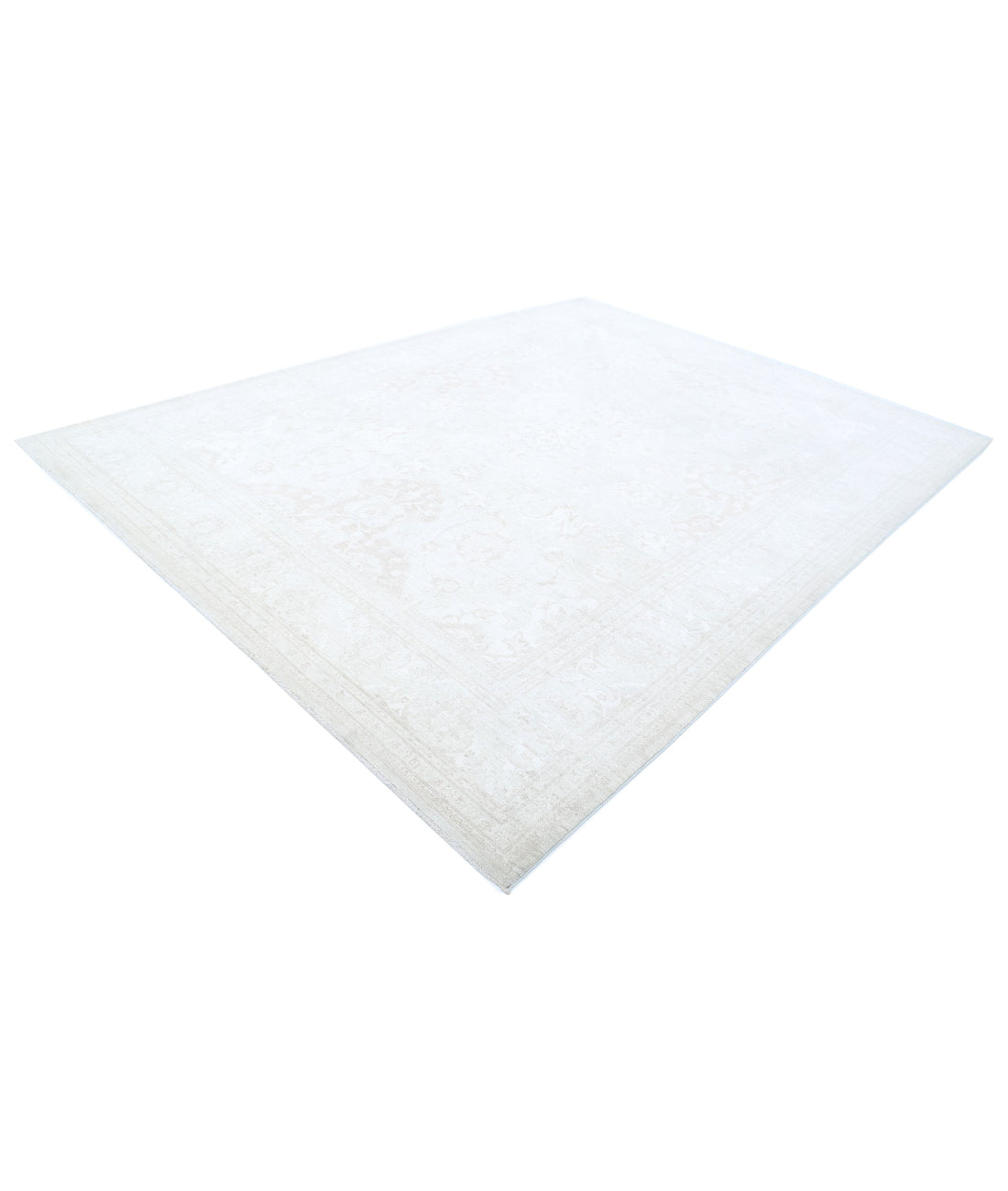 Serenity 8'10'' X 11'8'' Hand-Knotted Wool Rug 8'10'' x 11'8'' (265 X 350) / Ivory / Ivory
