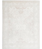 Serenity 8'10'' X 11'8'' Hand-Knotted Wool Rug 8'10'' x 11'8'' (265 X 350) / Ivory / Ivory