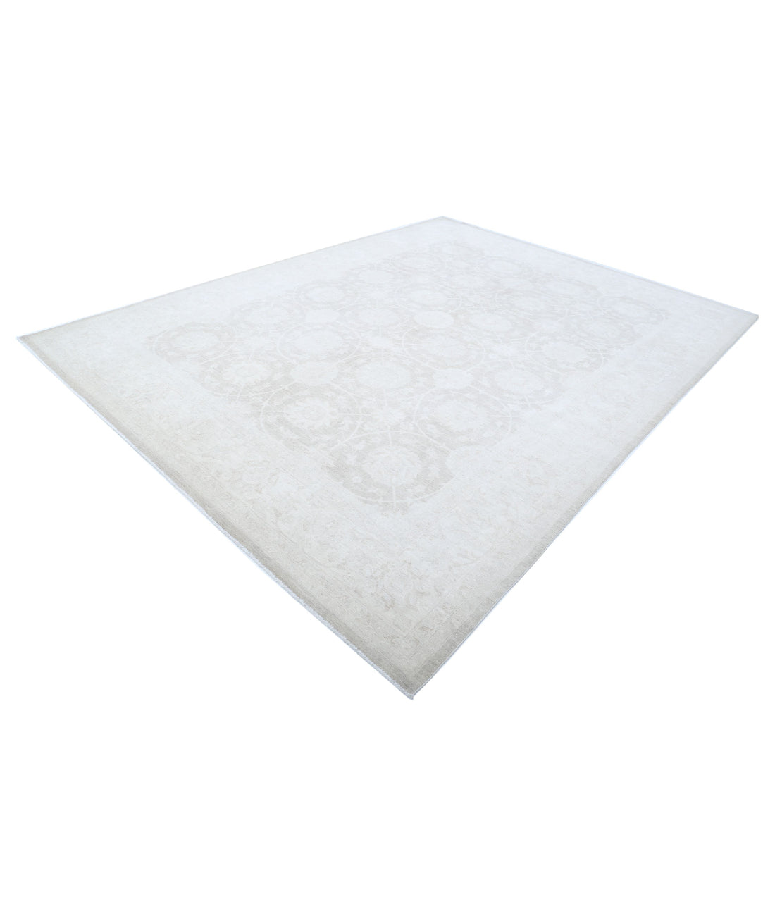 Serenity 9'2'' X 12'0'' Hand-Knotted Wool Rug 9'2'' x 12'0'' (275 X 360) / Taupe / Ivory
