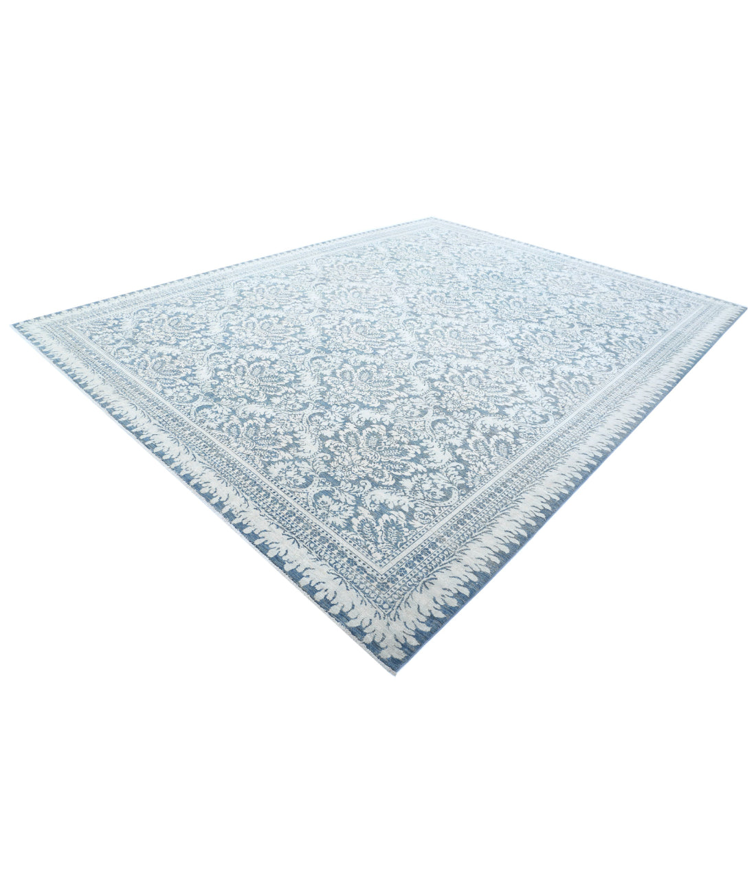 Serenity 10'4'' X 13'2'' Hand-Knotted Wool Rug 10'4'' x 13'2'' (310 X 395) / Grey / Grey