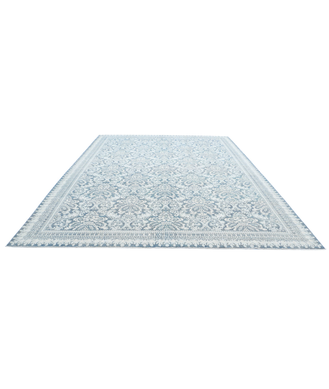 Serenity 10'4'' X 13'2'' Hand-Knotted Wool Rug 10'4'' x 13'2'' (310 X 395) / Grey / Grey