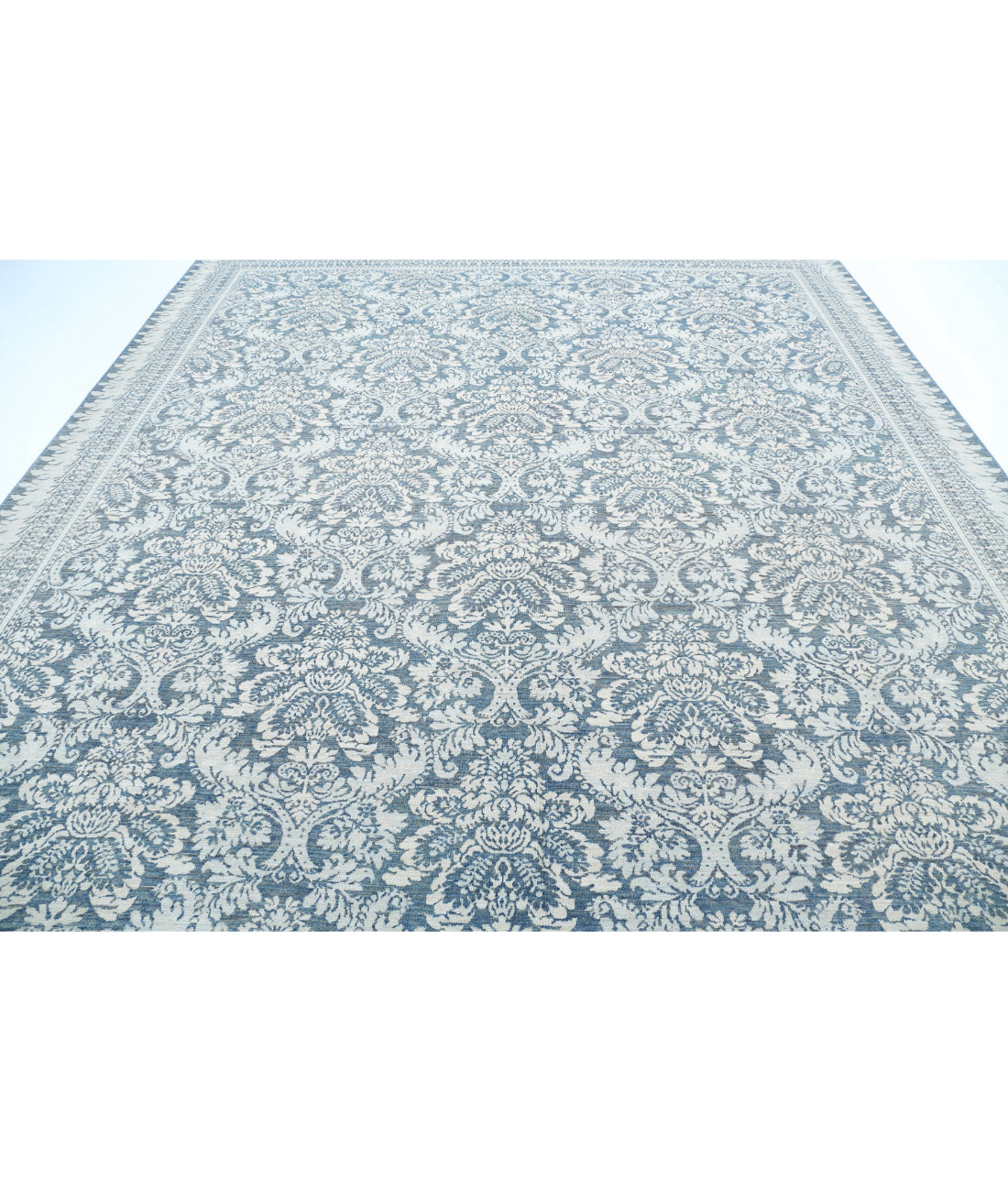 Serenity 10'4'' X 13'2'' Hand-Knotted Wool Rug 10'4'' x 13'2'' (310 X 395) / Grey / Grey