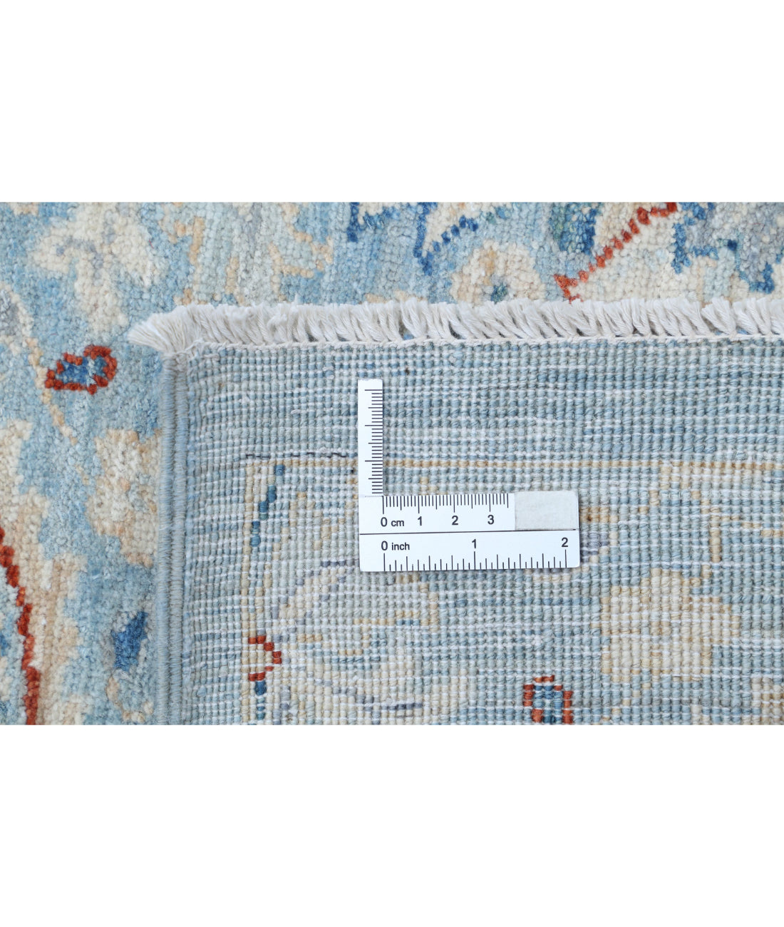 Serenity 8'9'' X 11'7'' Hand-Knotted Wool Rug 8'9'' x 11'7'' (263 X 348) / Teal / Teal