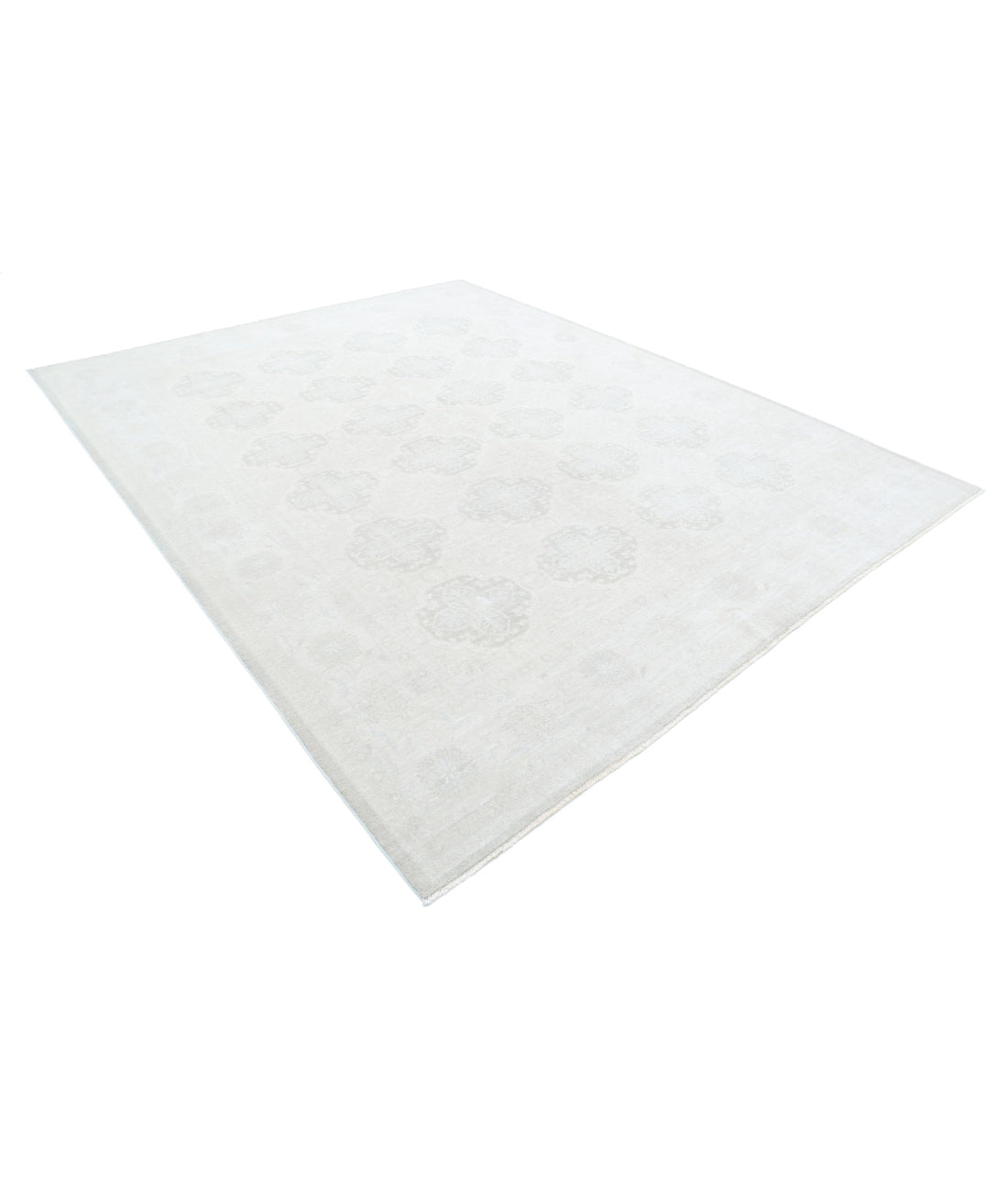 Serenity 9'0'' X 11'5'' Hand-Knotted Wool Rug 9'0'' x 11'5'' (270 X 343) / Grey / Ivory
