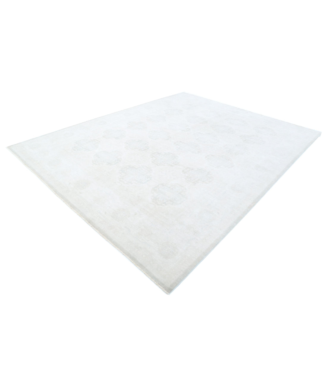 Serenity 9'0'' X 11'5'' Hand-Knotted Wool Rug 9'0'' x 11'5'' (270 X 343) / Grey / Ivory