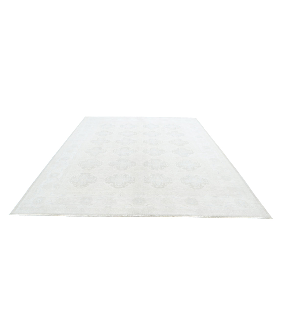 Serenity 9'0'' X 11'5'' Hand-Knotted Wool Rug 9'0'' x 11'5'' (270 X 343) / Grey / Ivory