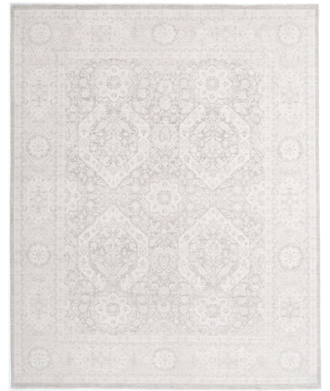 Serenity 7'9'' X 9'10'' Hand-Knotted Wool Rug 7'9'' x 9'10'' (233 X 295) / Brown / Brown