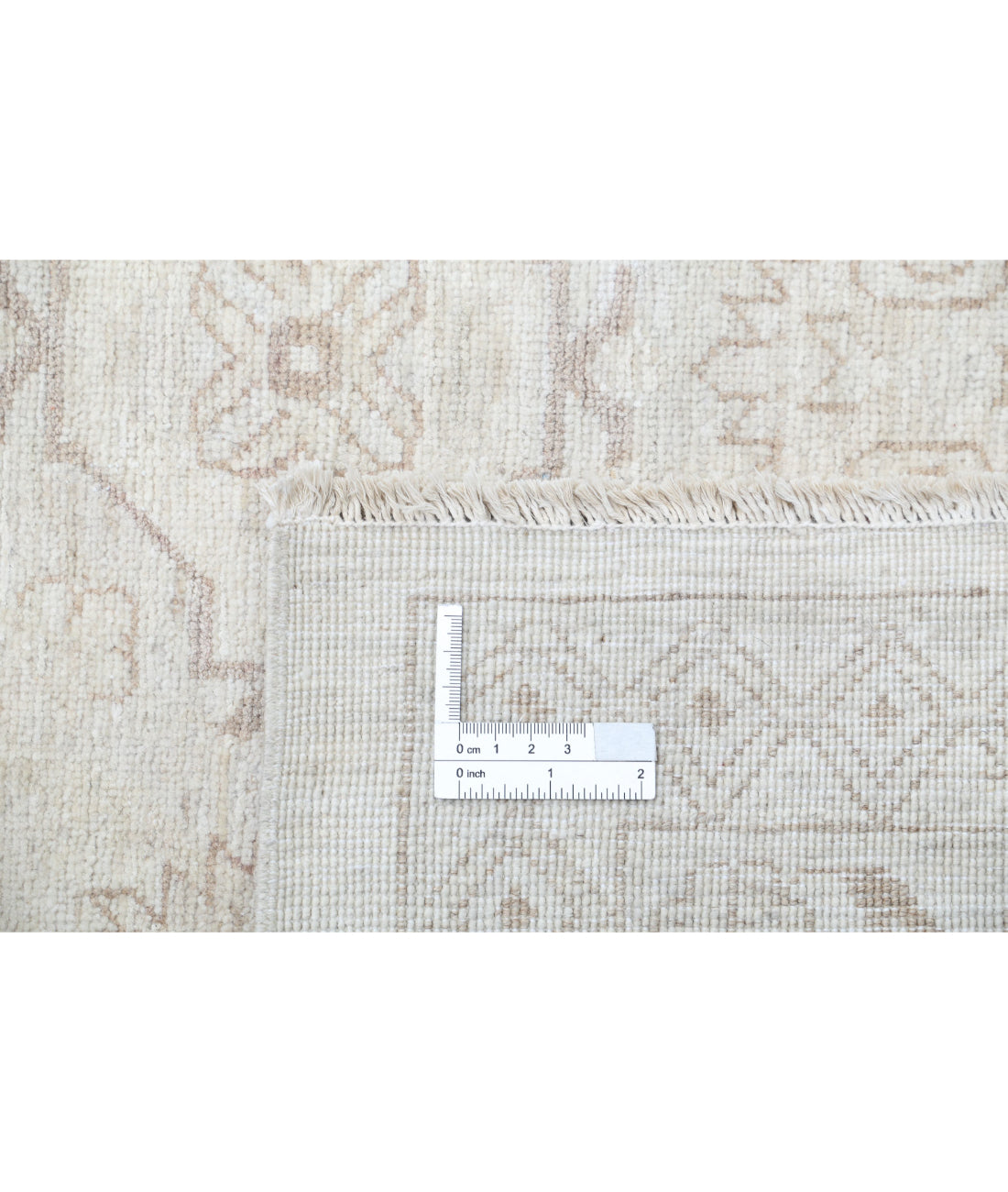 Serenity 9'9'' X 13'7'' Hand-Knotted Wool Rug 9'9'' x 13'7'' (293 X 408) / Ivory / Grey