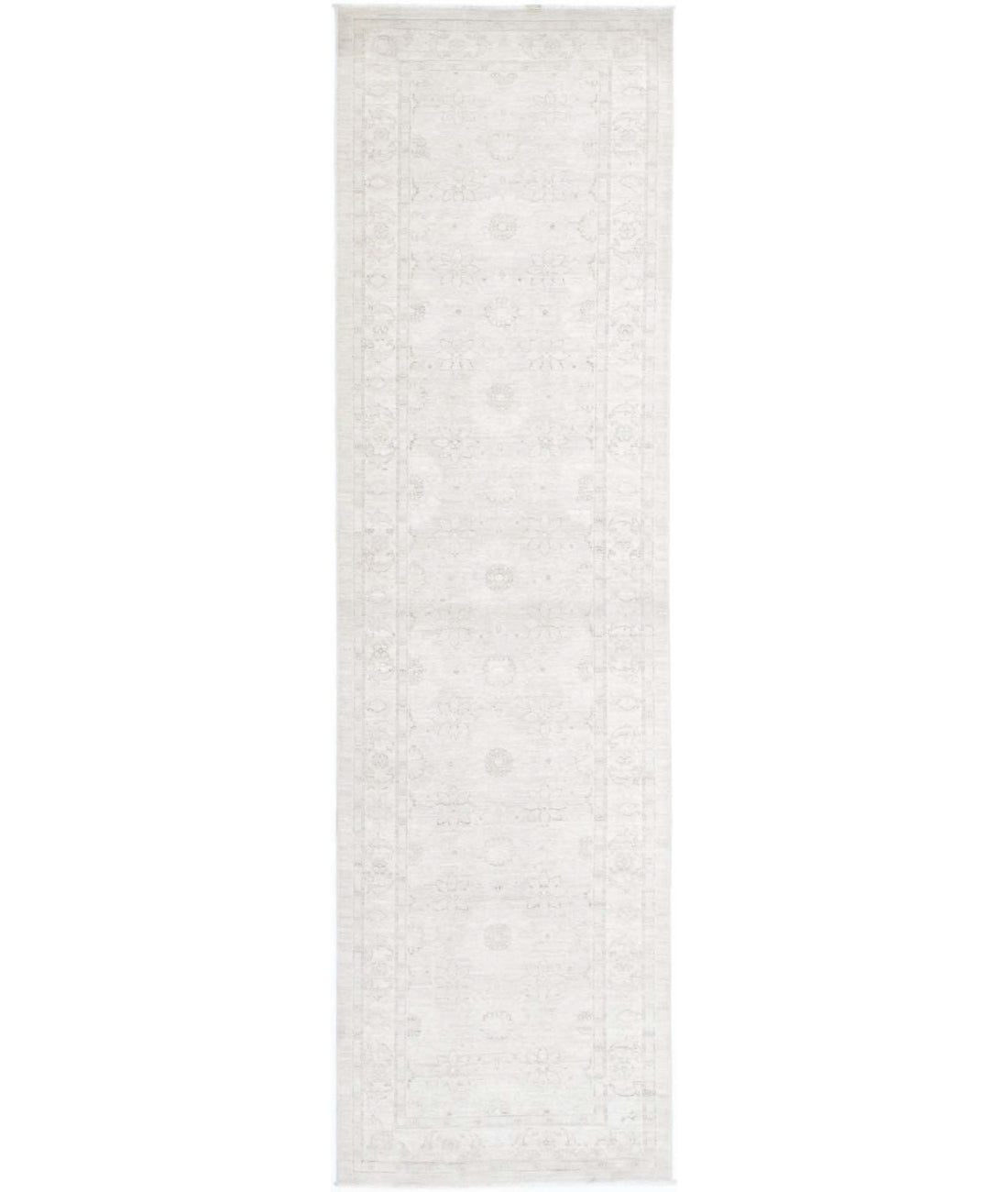 Serenity 2'11'' X 11'2'' Hand-Knotted Wool Rug 2'11'' x 11'2'' (88 X 335) / Ivory / Taupe