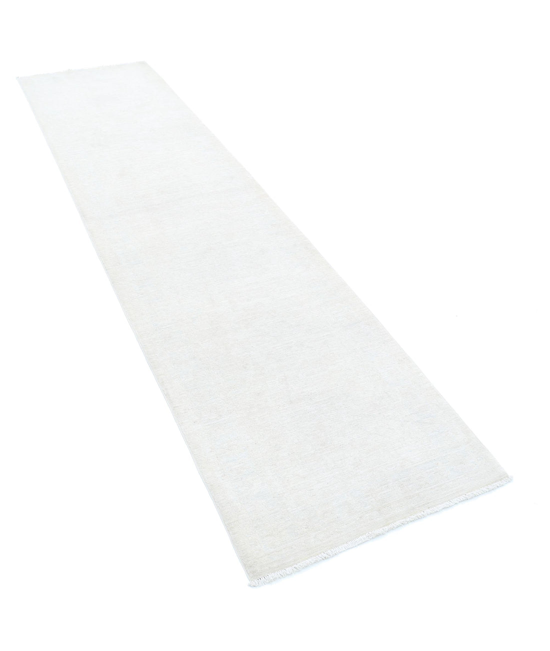 Serenity 2'5'' X 10'1'' Hand-Knotted Wool Rug 2'5'' x 10'1'' (73 X 303) / Ivory / Ivory