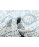 Serenity 4'4'' X 6'6'' Hand-Knotted Wool Rug 4'4'' x 6'6'' (130 X 195) / Blue / Ivory