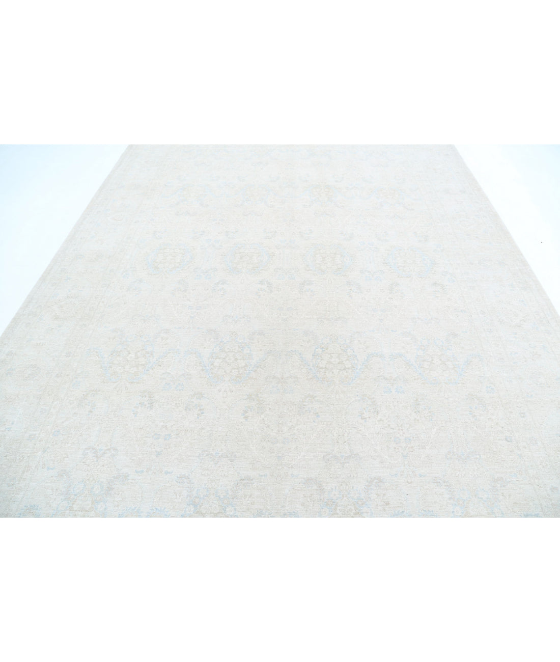 Serenity 8'8'' X 11'8'' Hand-Knotted Wool Rug 8'8'' x 11'8'' (260 X 350) / Ivory / Taupe