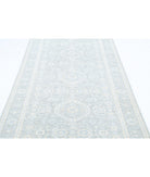 Serenity 4'0'' X 14'3'' Hand-Knotted Wool Rug 4'0'' x 14'3'' (120 X 428) / Grey / Blue