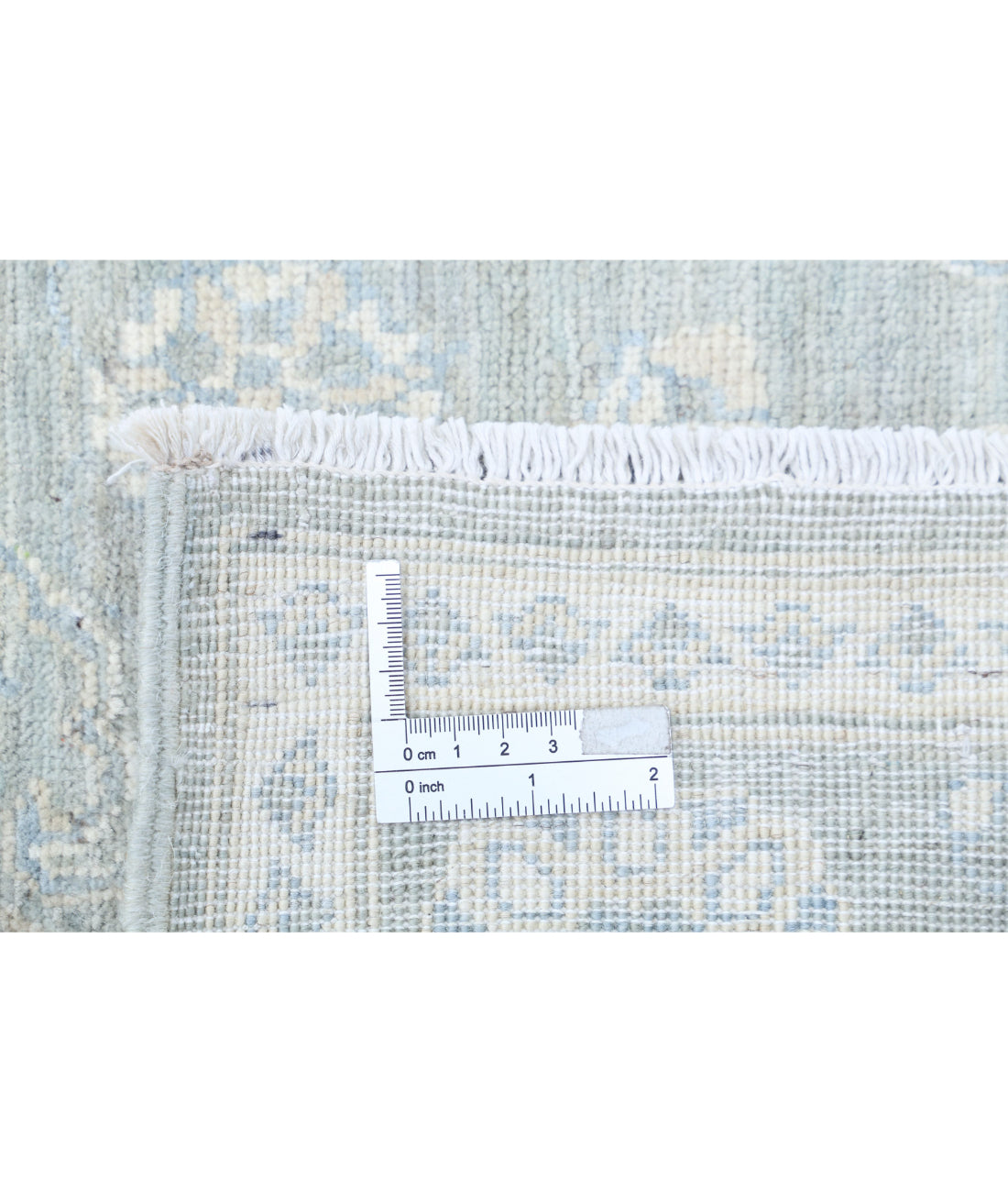 Serenity 4'0'' X 14'3'' Hand-Knotted Wool Rug 4'0'' x 14'3'' (120 X 428) / Grey / Blue