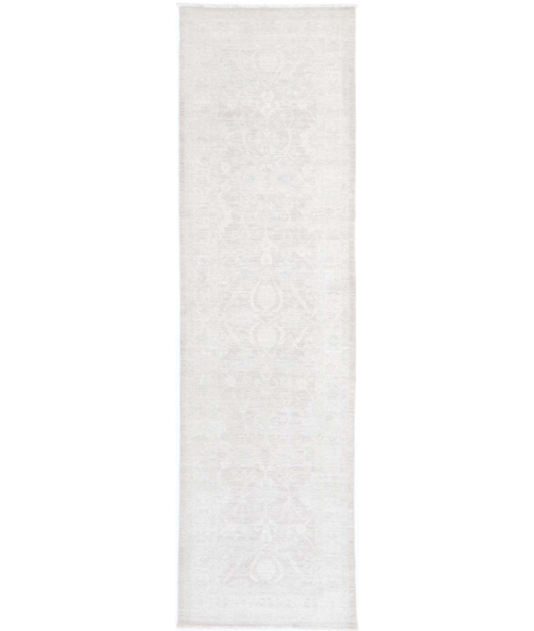 Serenity 2'8'' X 10'5'' Hand-Knotted Wool Rug 2'8'' x 10'5'' (80 X 313) / Brown / Ivory