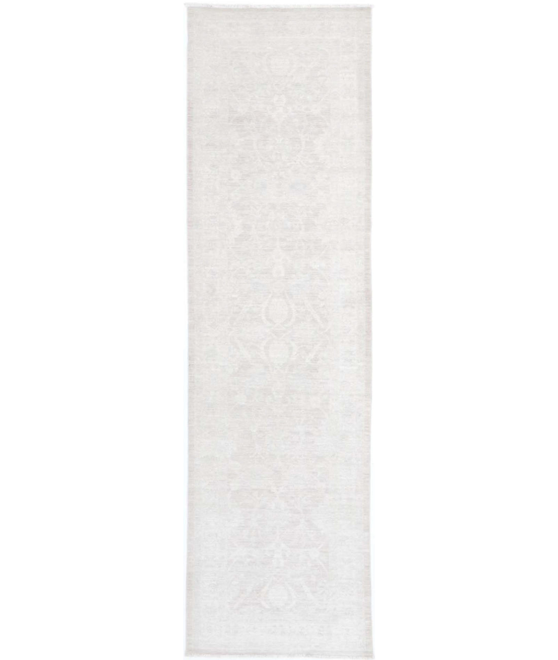 Serenity 2'8'' X 10'5'' Hand-Knotted Wool Rug 2'8'' x 10'5'' (80 X 313) / Brown / Ivory