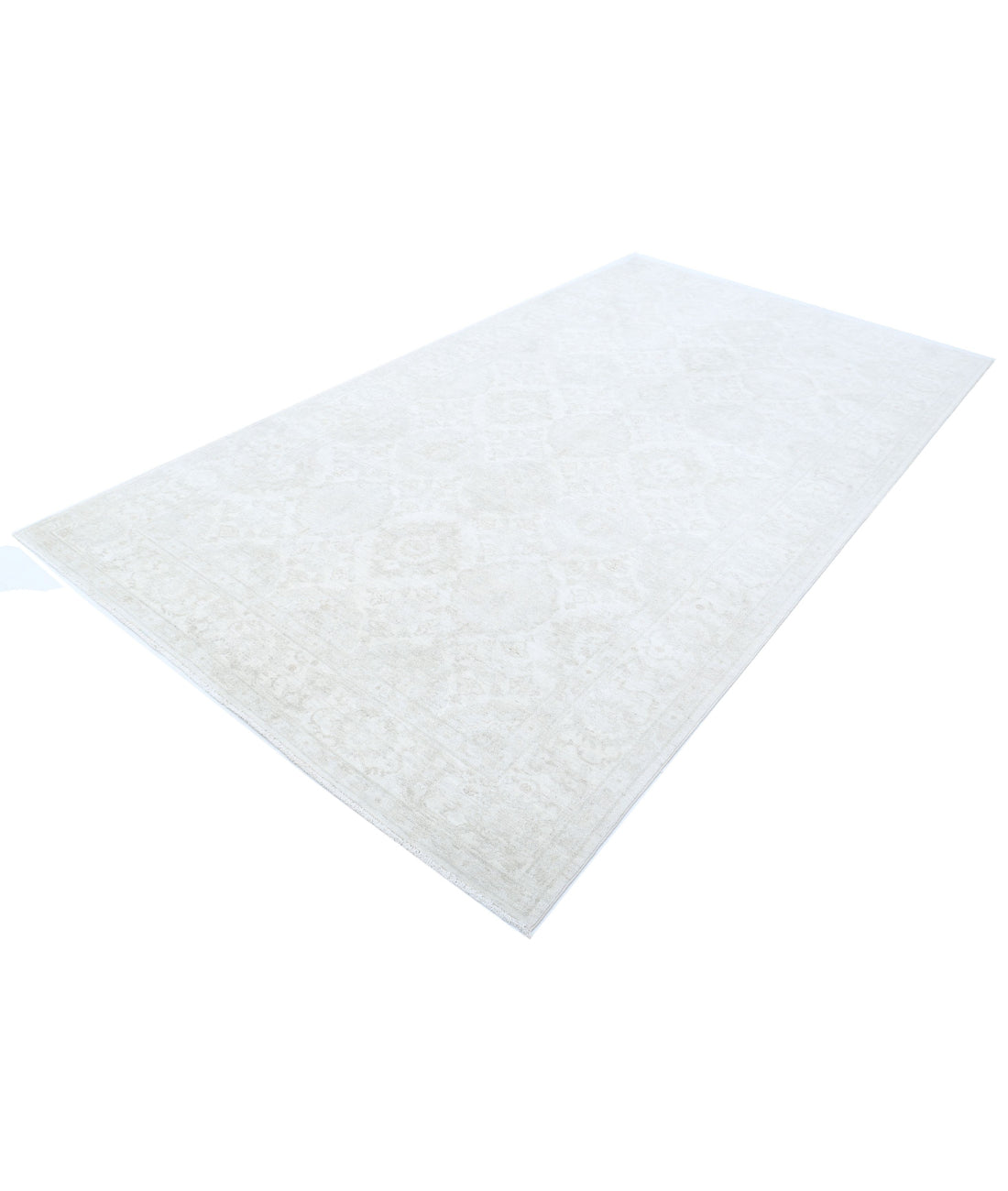 Serenity 6'1'' X 10'11'' Hand-Knotted Wool Rug 6'1'' x 10'11'' (183 X 328) / Ivory / Grey
