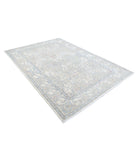 Serenity 6'3'' X 9'1'' Hand-Knotted Wool Rug 6'3'' x 9'1'' (188 X 273) / Ivory / Taupe