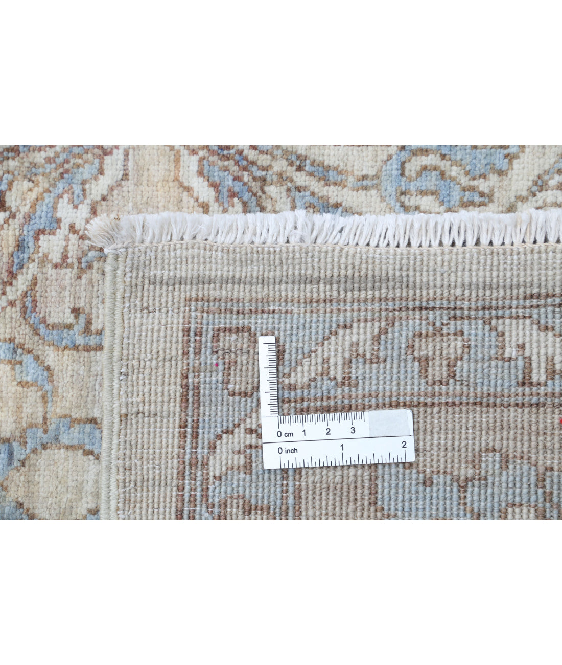 Serenity 6'3'' X 9'1'' Hand-Knotted Wool Rug 6'3'' x 9'1'' (188 X 273) / Ivory / Taupe