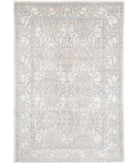 Serenity 6'3'' X 9'1'' Hand-Knotted Wool Rug 6'3'' x 9'1'' (188 X 273) / Ivory / Taupe