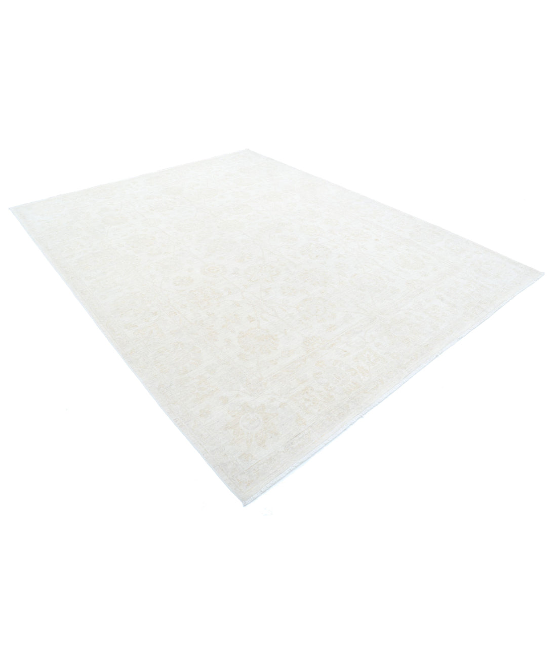 Serenity 7'10'' X 9'11'' Hand-Knotted Wool Rug 7'10'' x 9'11'' (235 X 298) / Ivory / Grey