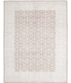 Serenity 10'1'' X 13'4'' Hand-Knotted Wool Rug 10'1'' x 13'4'' (303 X 400) / Brown / Ivory
