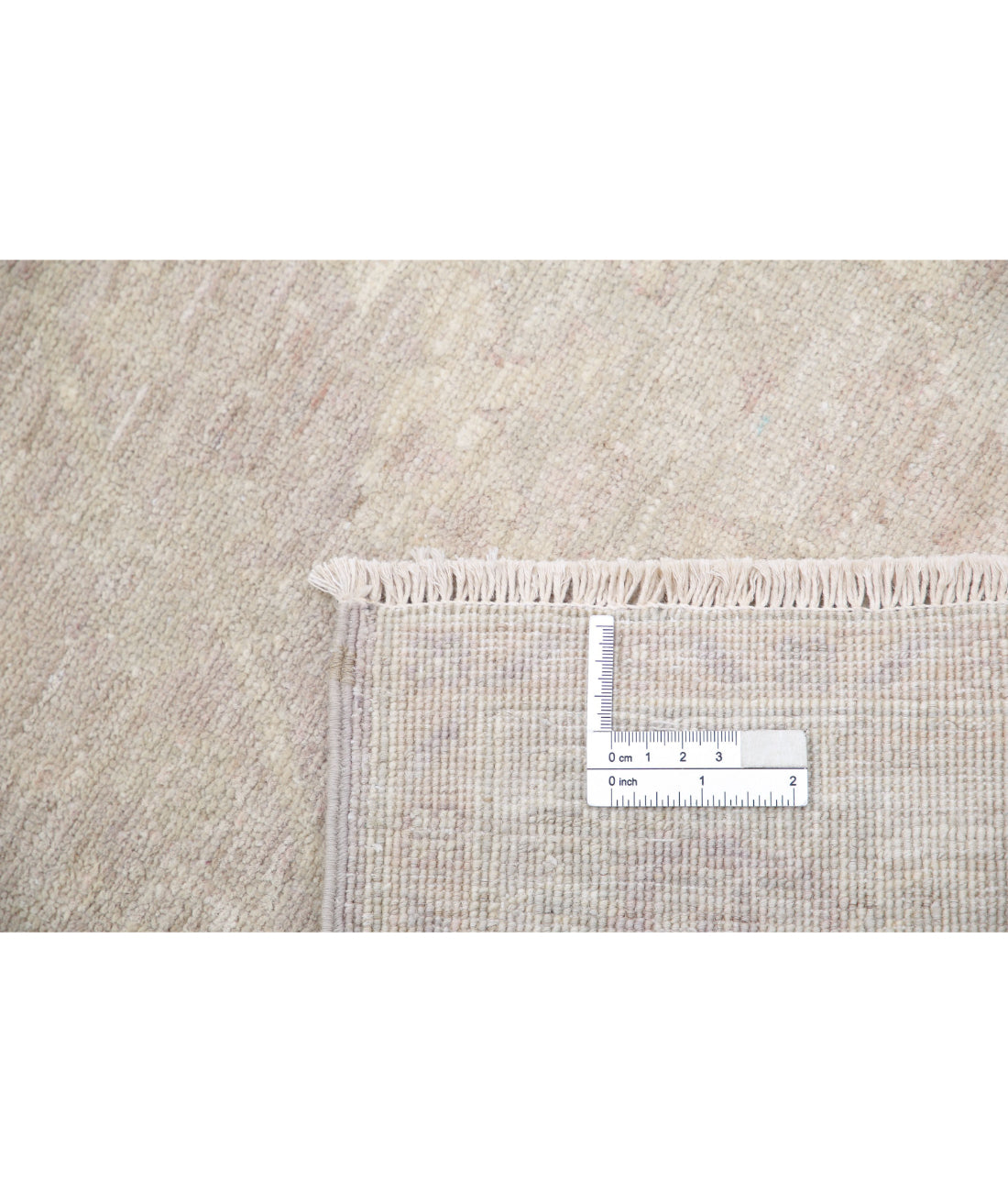 Serenity 3'2'' X 11'3'' Hand-Knotted Wool Rug 3'2'' x 11'3'' (95 X 338) / Ivory / Grey