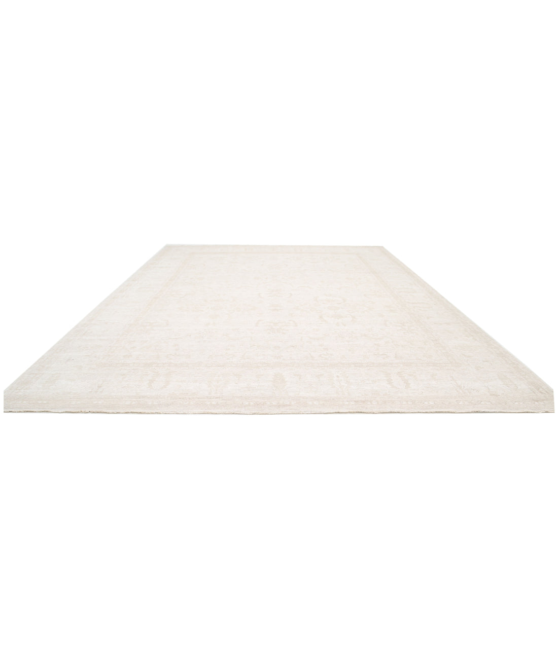 Serenity 13'5'' X 17'7'' Hand-Knotted Wool Rug 13'5'' x 17'7'' (403 X 528) / Ivory / Taupe
