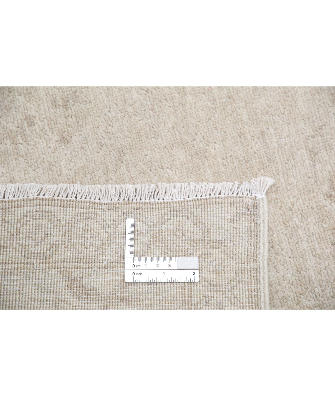 Serenity 3'0'' X 9'10'' Hand-Knotted Wool Rug 3'0'' x 9'10'' (90 X 295) / Ivory / Grey