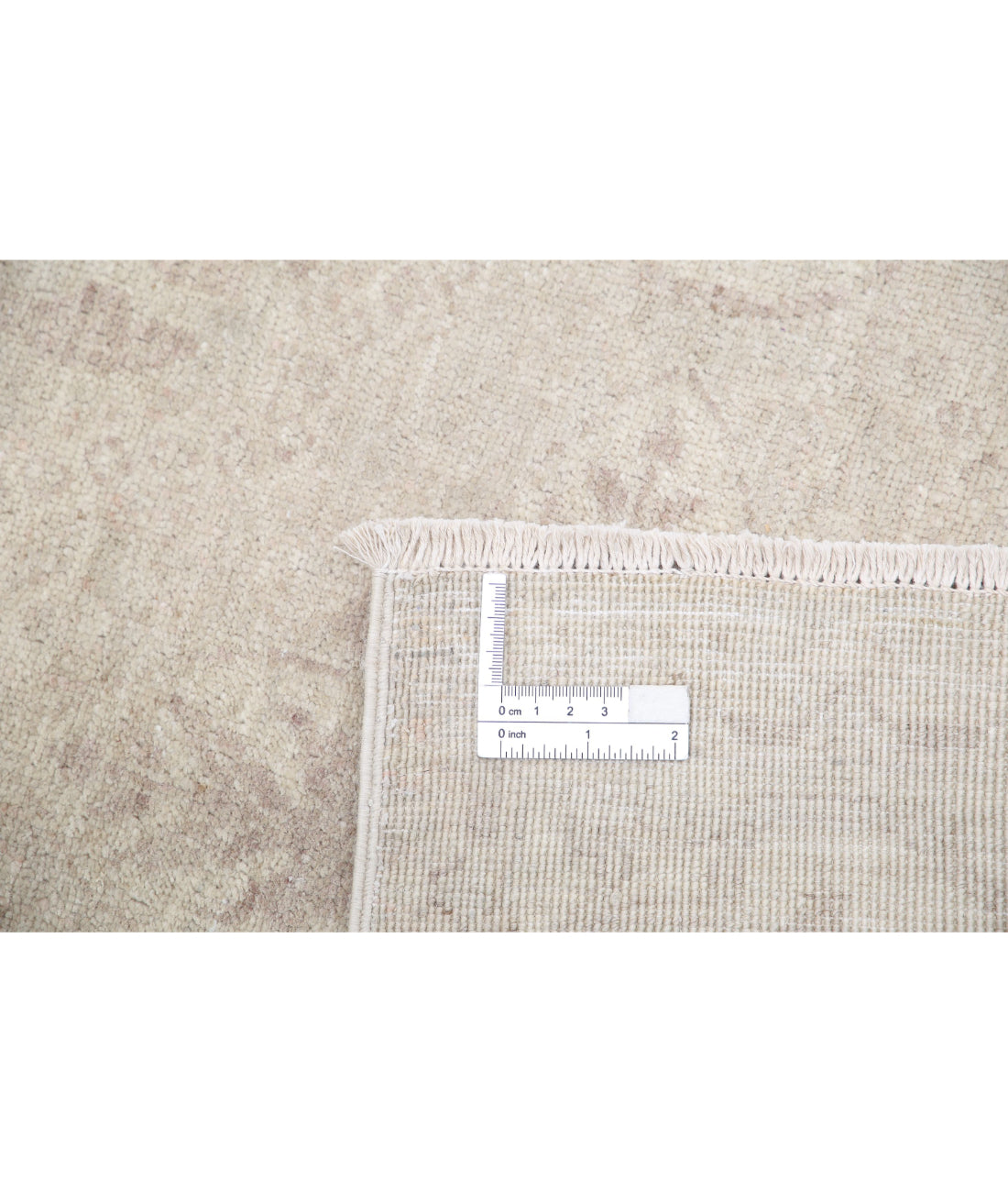 Serenity 3'0'' X 10'0'' Hand-Knotted Wool Rug 3'0'' x 10'0'' (90 X 300) / Ivory / Grey