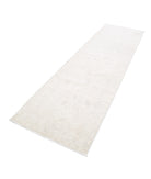 Serenity 2'9'' X 9'3'' Hand-Knotted Wool Rug 2'9'' x 9'3'' (83 X 278) / Ivory / Grey
