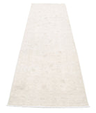Serenity 2'9'' X 9'3'' Hand-Knotted Wool Rug 2'9'' x 9'3'' (83 X 278) / Ivory / Grey