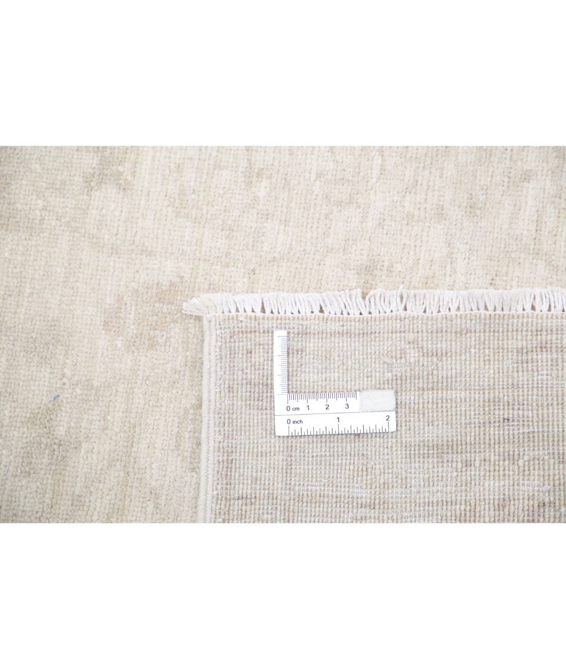 Serenity 2'9'' X 9'3'' Hand-Knotted Wool Rug 2'9'' x 9'3'' (83 X 278) / Ivory / Grey