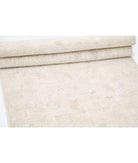 Serenity 2'9'' X 9'3'' Hand-Knotted Wool Rug 2'9'' x 9'3'' (83 X 278) / Ivory / Grey