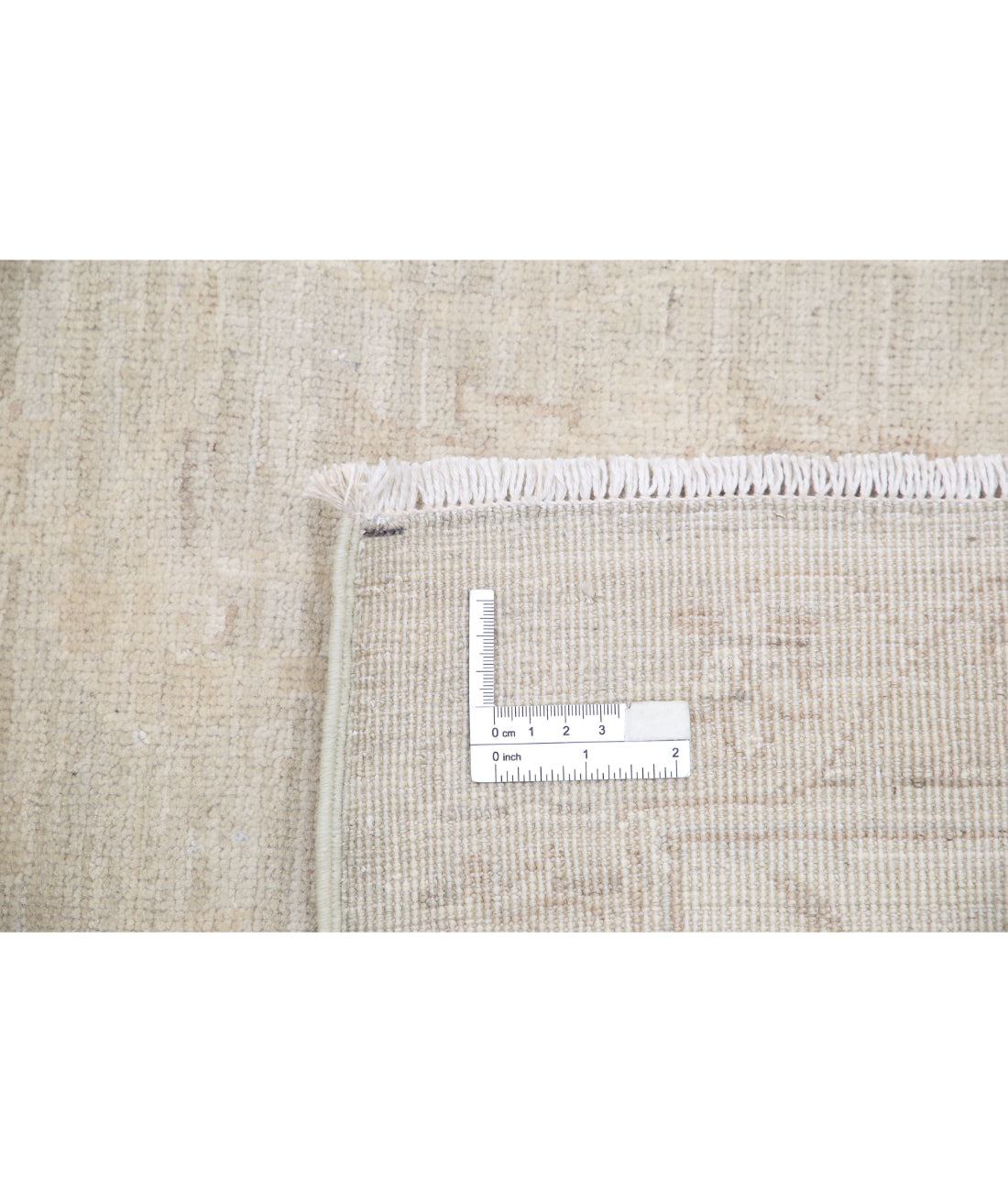 Serenity 6'4'' X 8'6'' Hand-Knotted Wool Rug 6'4'' x 8'6'' (190 X 255) / Ivory / Taupe