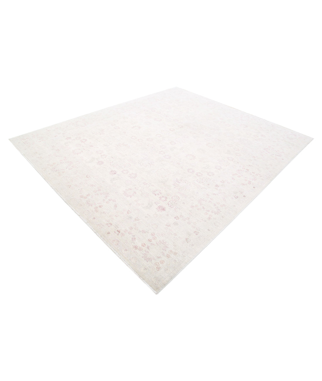 Serenity 8'0'' X 9'5'' Hand-Knotted Wool Rug 8'0'' x 9'5'' (240 X 283) / Ivory / Brown