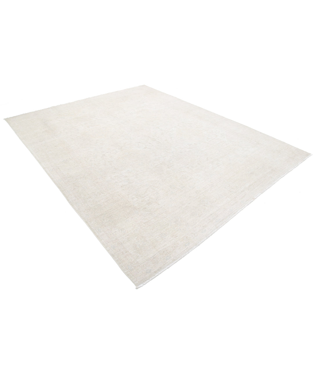 Serenity 8'2'' X 10'1'' Hand-Knotted Wool Rug 8'2'' x 10'1'' (245 X 303) / Ivory / Grey
