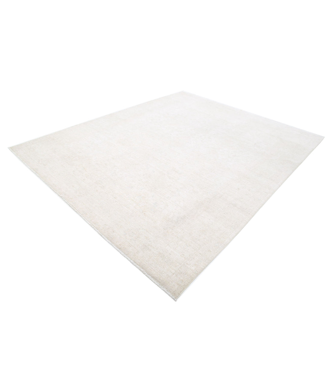 Serenity 8'2'' X 10'1'' Hand-Knotted Wool Rug 8'2'' x 10'1'' (245 X 303) / Ivory / Grey