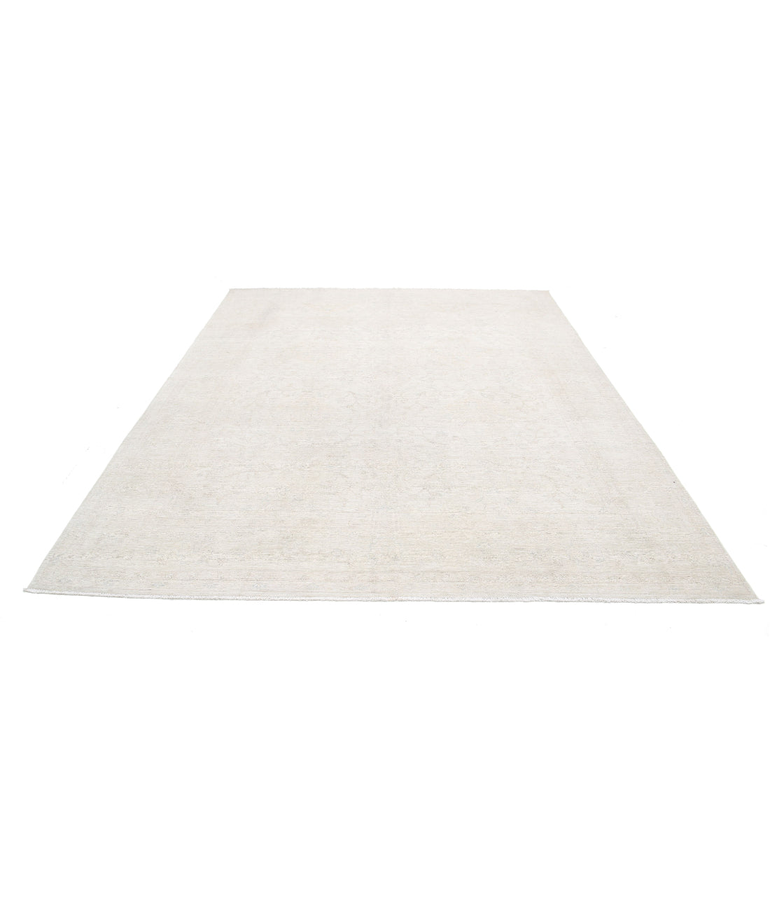 Serenity 8'2'' X 10'1'' Hand-Knotted Wool Rug 8'2'' x 10'1'' (245 X 303) / Ivory / Grey
