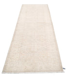 Serenity 3'0'' X 10'1'' Hand-Knotted Wool Rug 3'0'' x 10'1'' (90 X 303) / Grey / Ivory