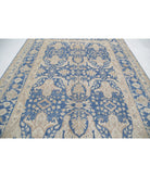 Ziegler 8'6'' X 11'7'' Hand-Knotted Wool Rug 8'6'' x 11'7'' (255 X 348) / Blue / Ivory