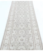 Serenity 2'8'' X 11'2'' Hand-Knotted Wool Rug 2'8'' x 11'2'' (80 X 335) / Grey / Ivory