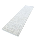 Serenity 2'6'' X 9'6'' Hand-Knotted Wool Rug 2'6'' x 9'6'' (75 X 285) / Grey / Ivory